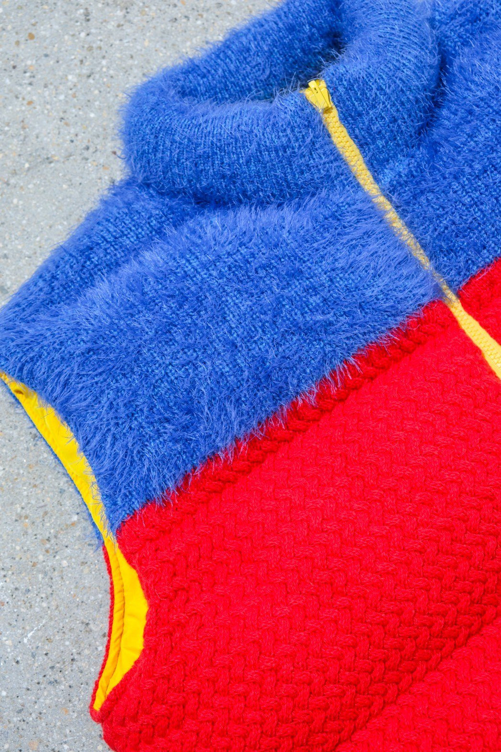最終値下　gim context Knitted Plump Vest 最終値下 gim context Knitted Plump Vest - メルカリ