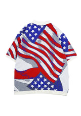 Stars and Stripes Knit Polo 