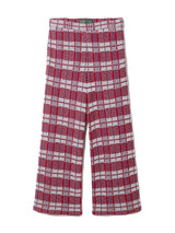 Laundry Check Bag Style Knit Pants