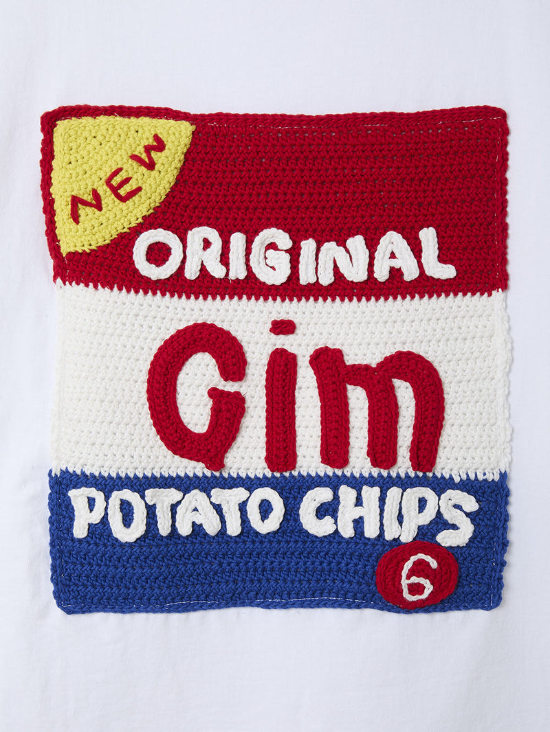 GIM Potato Chips Hand-crochet Half Sleeve T-shirt 