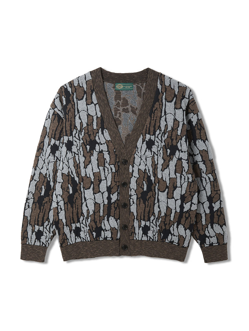 Trebark Camo Knit Cardigan
