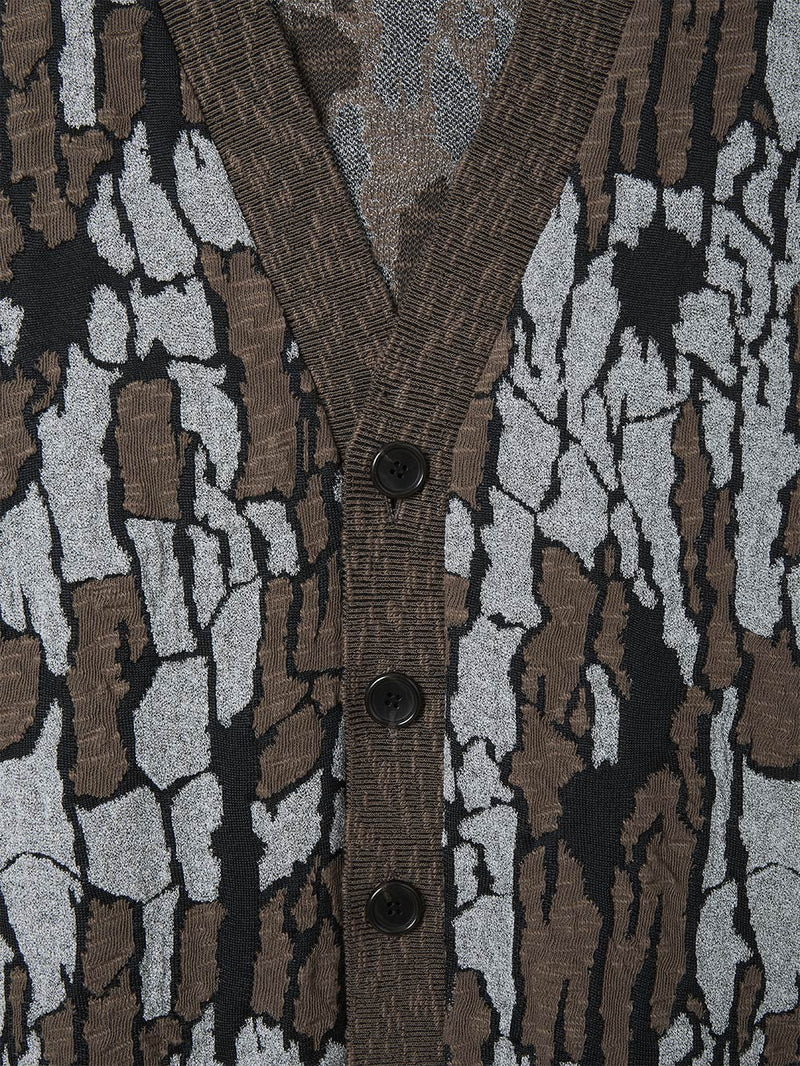 Trebark Camo Knit Cardigan