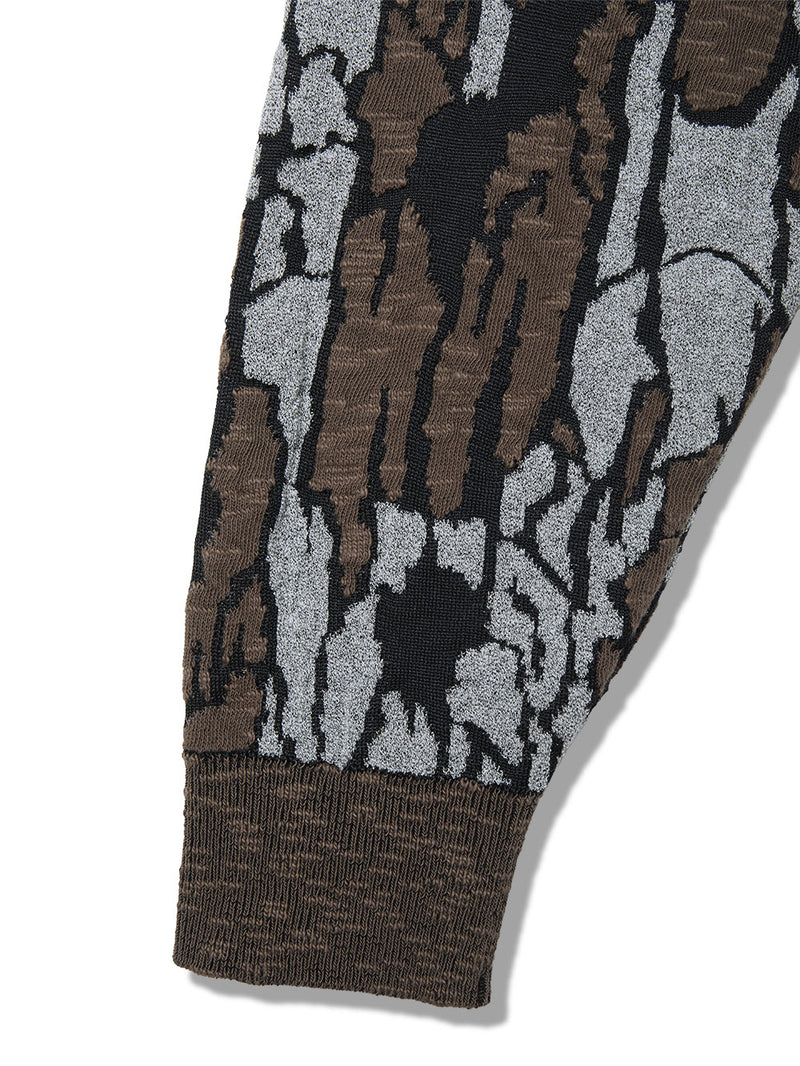 Trebark Camo Knit Cardigan