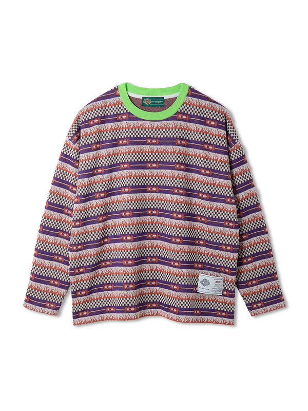 Circuit Border Knit T-shirts