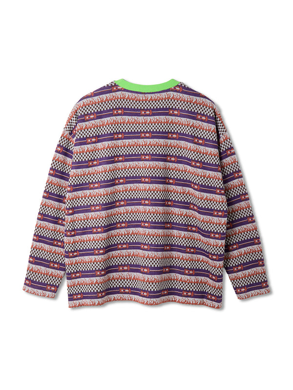Circuit Border Knit T-shirts