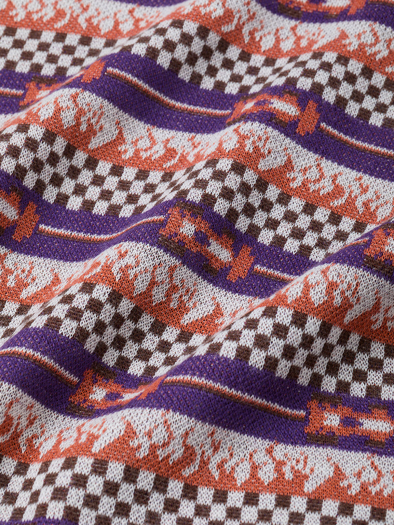 Circuit Border Knit T-shirts [Release August 22th]