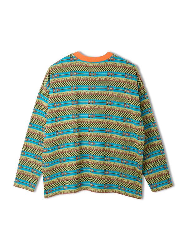Circuit Border Knit T-shirts