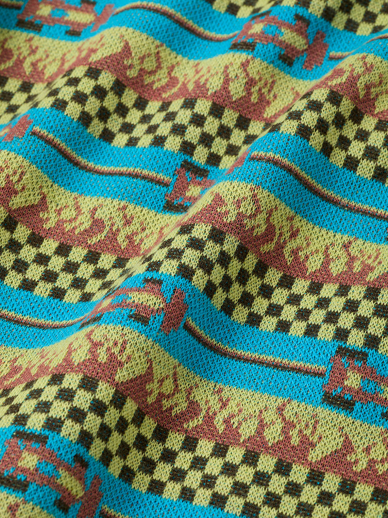 Circuit Border Knit T-shirts [Release August 22th]