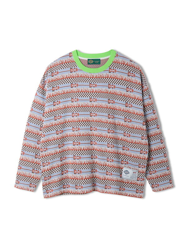 Circuit Border Knit T-shirts