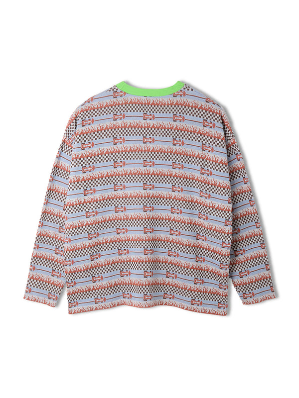 Circuit Border Knit T-shirts