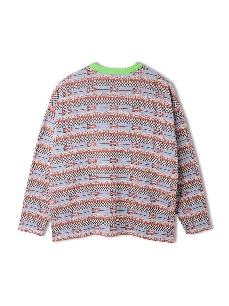 Circuit Border Knit T-shirts