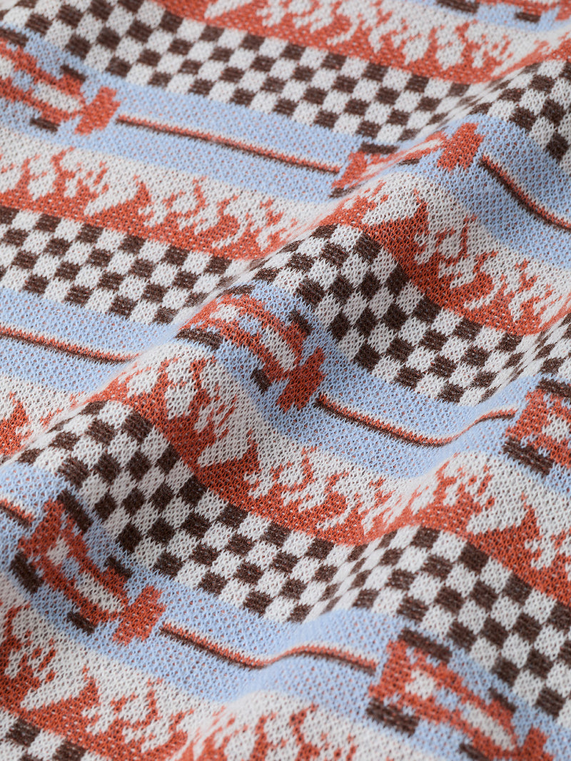 Circuit Border Knit T-shirts