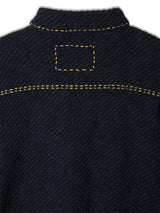 Hand Stitched Rigid Denim Knit Jacket