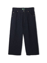 Rigid Denim Knit Pants