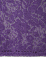 Velvet Curtain Knit Crew Neck Sweater