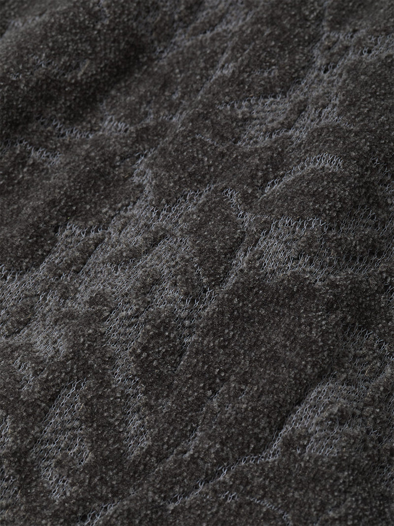 Velvet Curtain Knit Cardigan