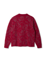 Velvet Curtain Knit Cardigan