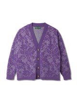 Velvet Curtain Knit Cardigan