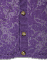 Velvet Curtain Knit Cardigan