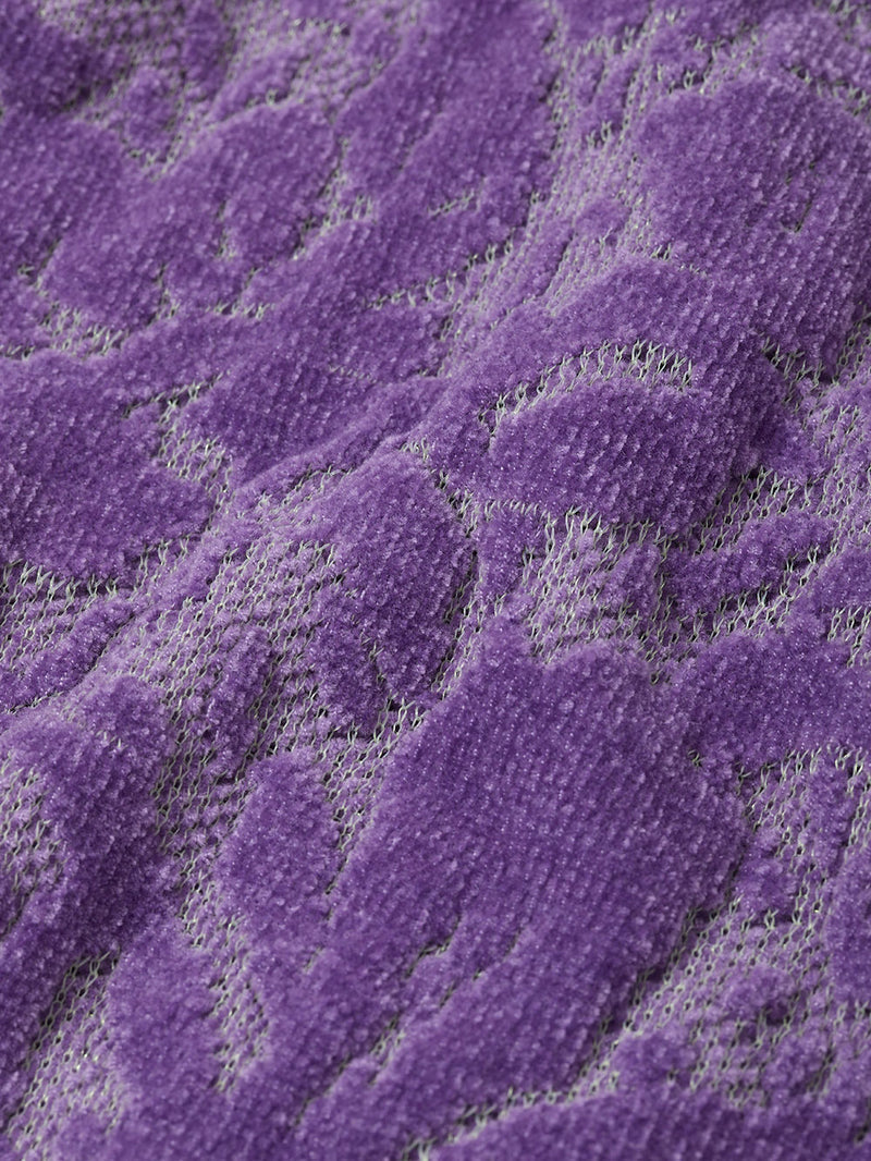 Velvet Curtain Knit Cardigan