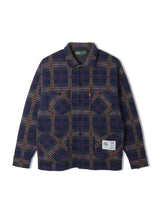 Knitted Check Coverall Jacket