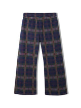 Knitted Check Pants