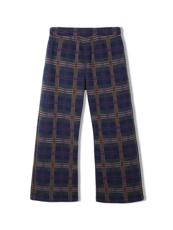 Knitted Check Pants
