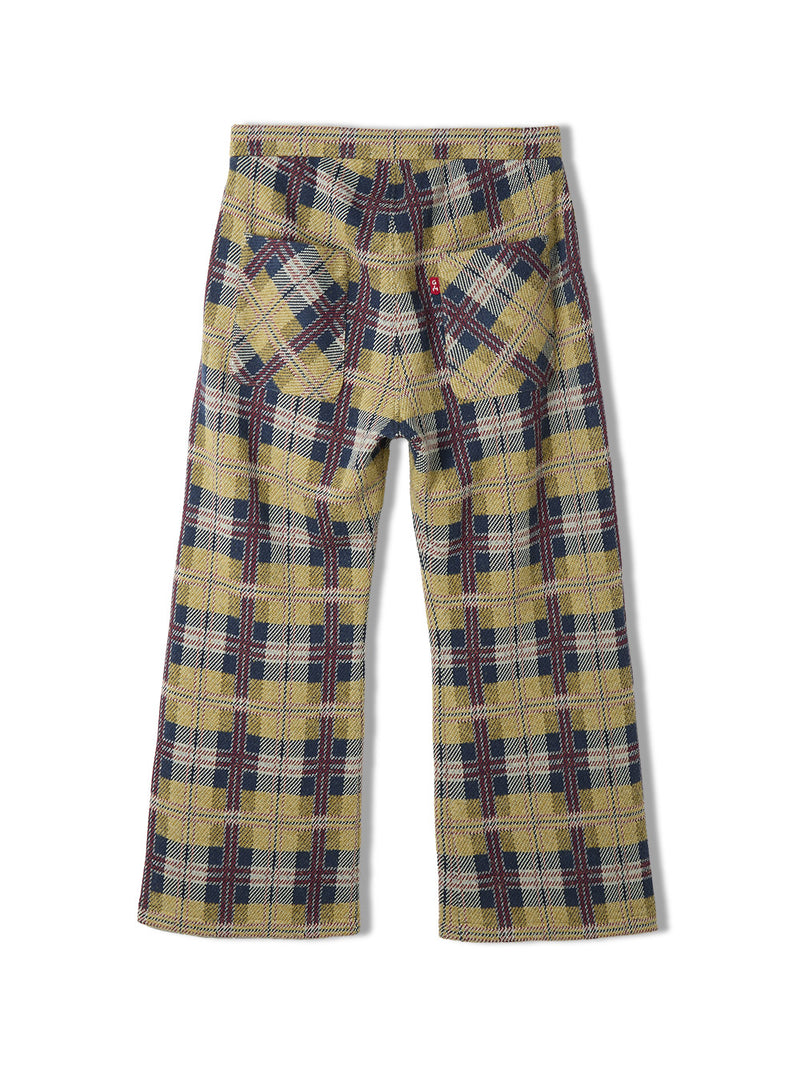 Knitted Check Pants