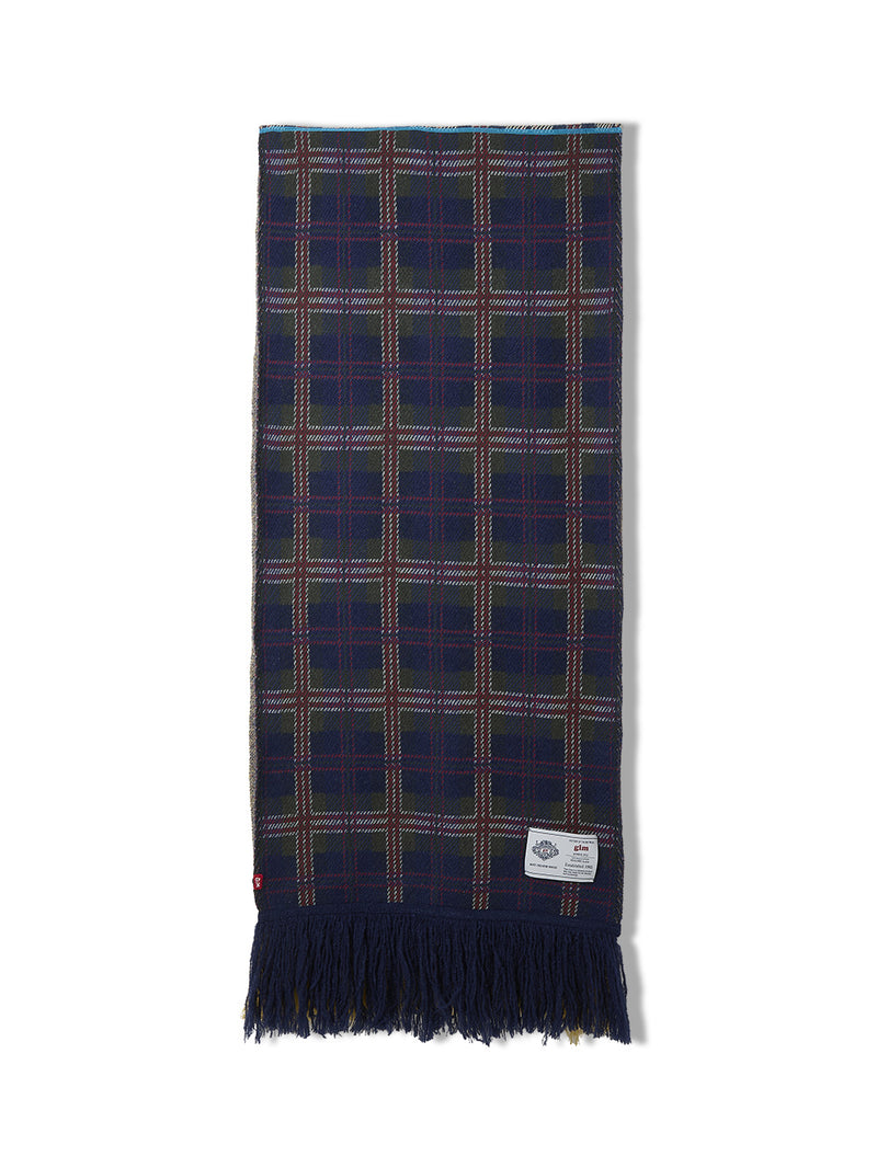 Knitted Check Scarf