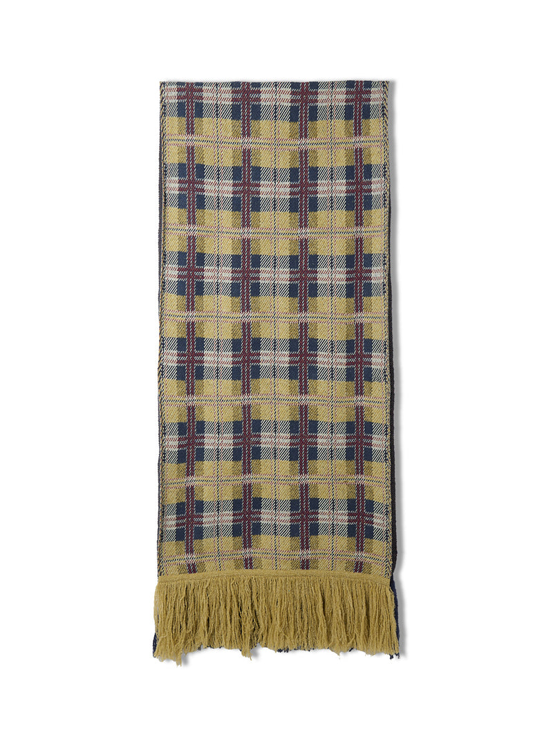 Knitted Check Scarf
