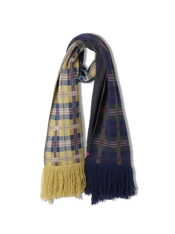 Knitted Check Scarf