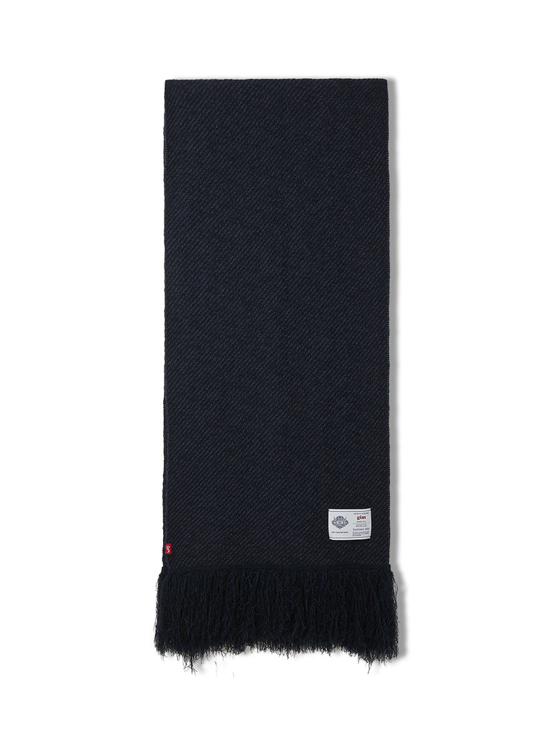 Rigid Denim Knit Scarf