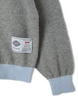 Color Blocked Cashmere Crew Neck