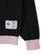 Color Blocked Cashmere Crew Neck