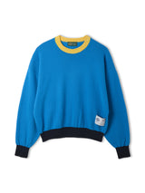 Color Blocked Cashmere Crew Neck