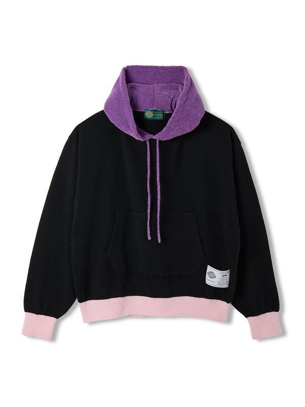 Color Blocked Cashmere Hoodie