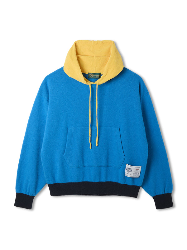 Color Blocked Cashmere Hoodie