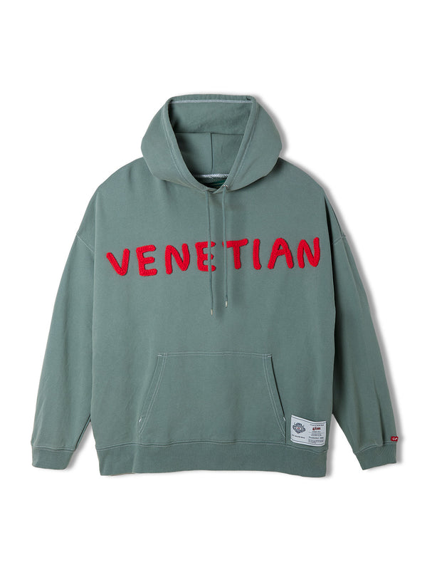 Color Blocked Cashmere Hoodie 