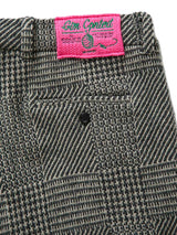 Knitted Tweed Check Trousers