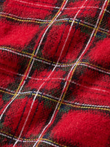 Brushed Check Zip-up Hoodie