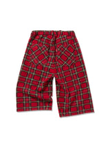 Brushed Check Cropped Pants
