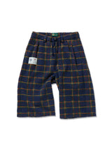 Brushed Check Cropped Pants