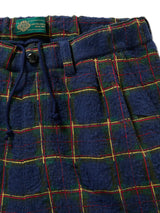 Brushed Check Cropped Pants