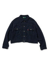 Rigid Denim Knit Jacket