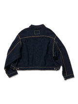 Hand Stitched Rigid Denim Knit Jacket