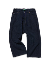 Rigid Denim Knit Pants