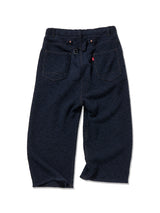 Rigid Denim Knit Pants
