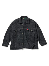 Black Denim Knit Jacket