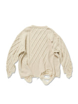 Destroyed Aran Sweater