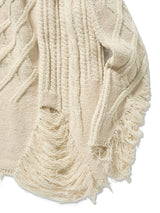 Destroyed Aran Sweater